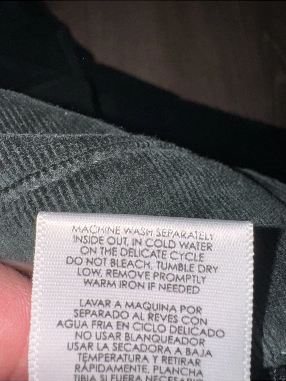 CAbi High-Rise Skinny cord corduroy Jeans pants in Dark spruce Green 4